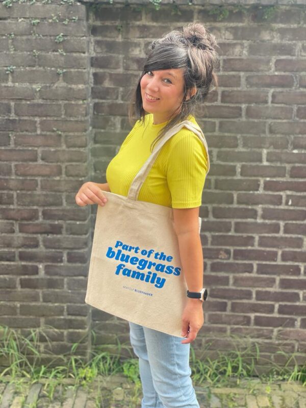 Totebag 'Part of the bluegrass family'
